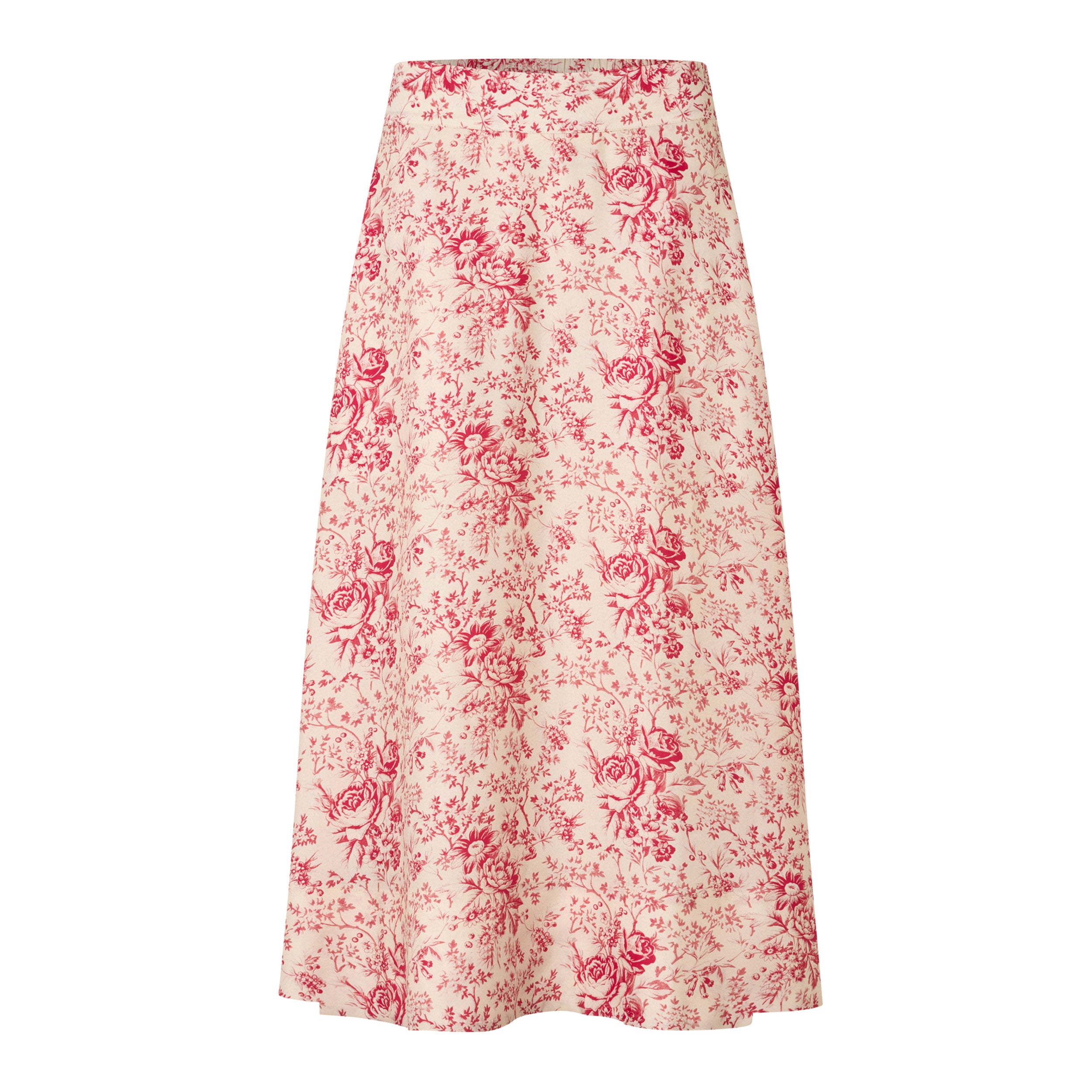 Tapis Noir Caroline Silkenederdel - Pink Skirt Rød